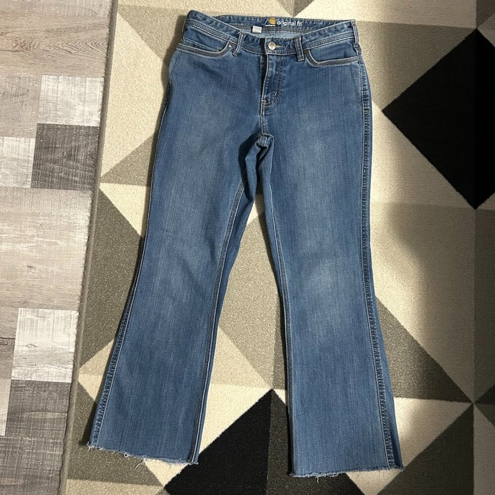 Carhartt Original Fit‎ Raw Hem Jeans Women's Size 6 SHORT